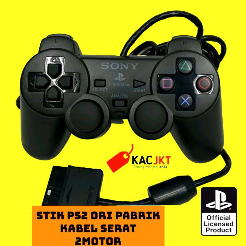 Stik Ps2 Op Ori Pabrik Kabel Serat 2 Motor Stik Op Ps2 Stik Ps2 Ori Pabrik Stick Ps2 Stick Op