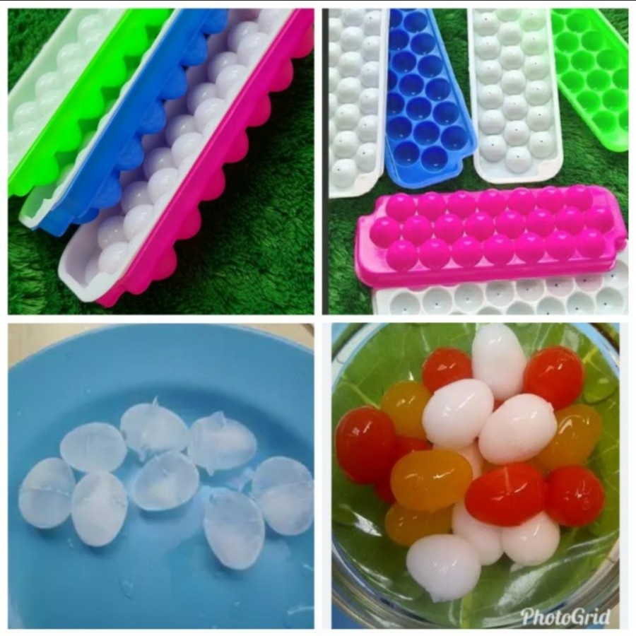 Cetakan Puding Es Batu Model Telur Puyuh