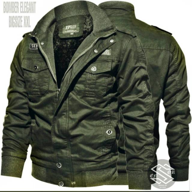Jaket Bomber Elegant