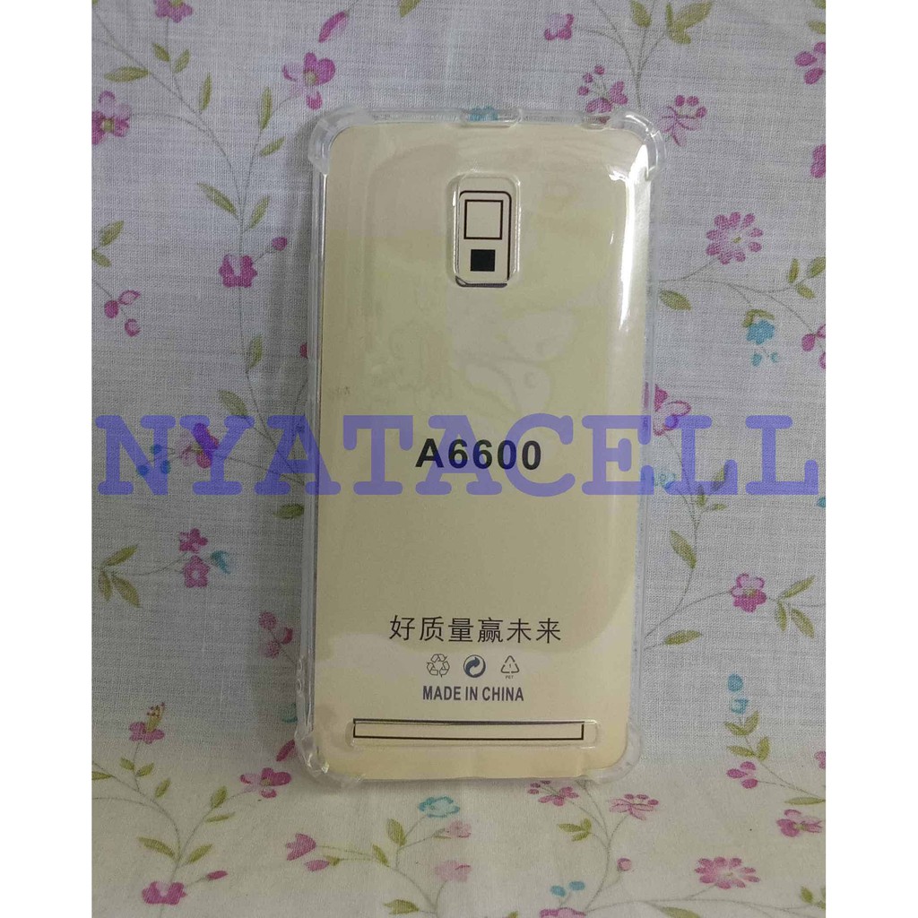 Soft Case Anticrack Lenovo A6600/Soft Hard Casing Cover Clear