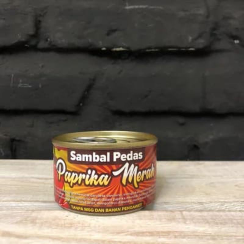 

PALING LAKU !! Paprika Merah Kecil 95gr By Sambal Pedas SKOMILL