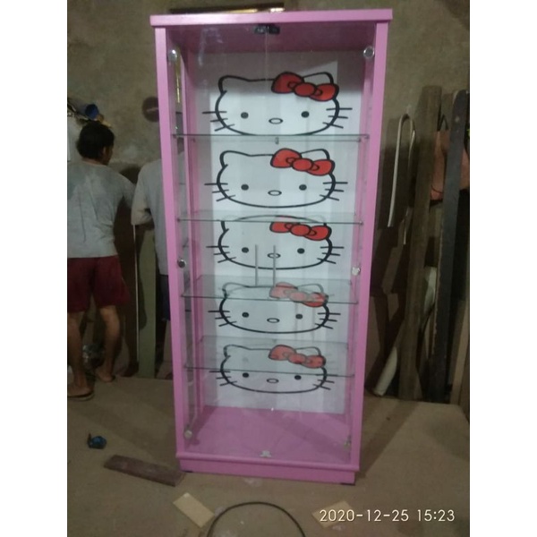 LEMARI KACA/RAK PAJANGAN/LEMARI TAS/KACABLAMPU