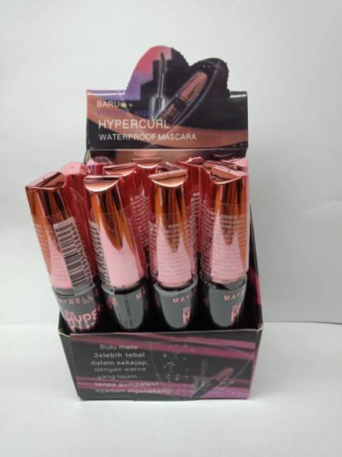 MASKARA MAYBELLINE WATERPROOF 6 WARNA-2