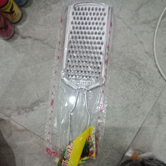 Parutan Keju Kentang Coklat Cheese Grater Stainless - Parut Keju Stainless