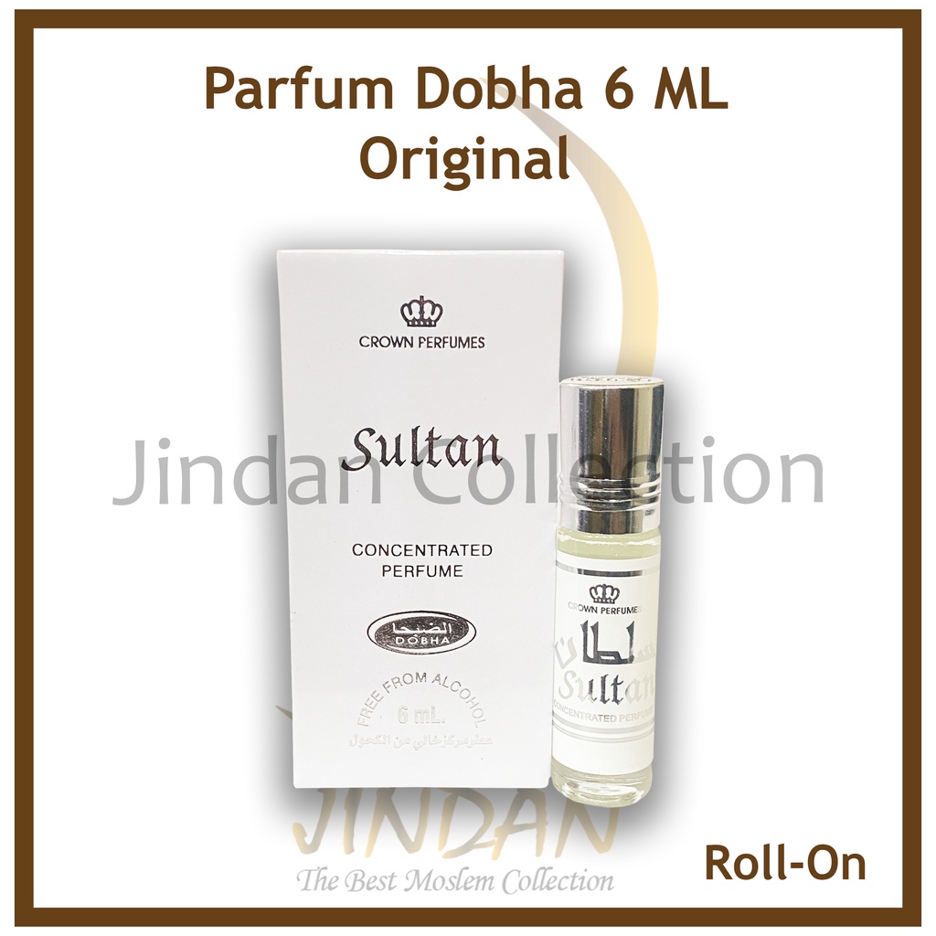 PARFUM/MINYAK WANGI DOBHA 6 ML NON-ALKOHOL - SULTAN