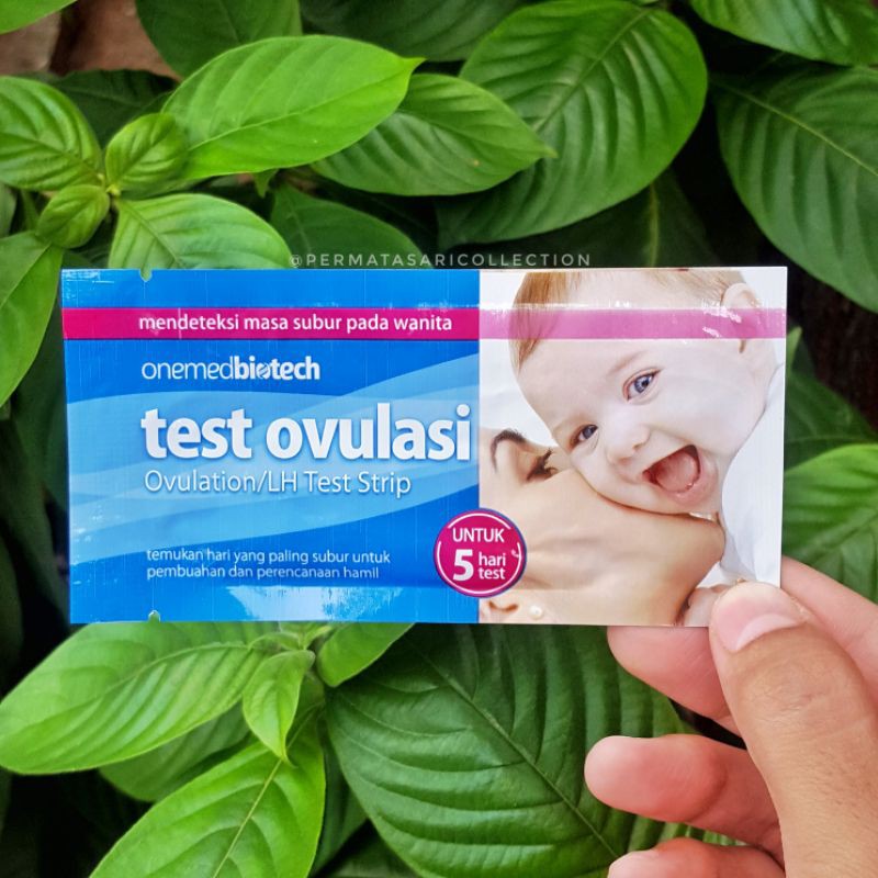 Ovulation LH Test Strip Alat Tes Ovulasi Pendeteksi Kesuburan Wanita Masa Subur OneMed Ecer Satuan