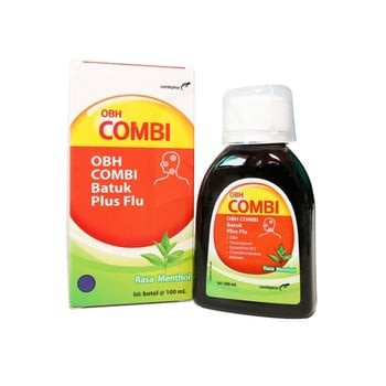 OBH Combi Batuk Plus Flu 100 ML Rasa Menthol 60 ML Sirup