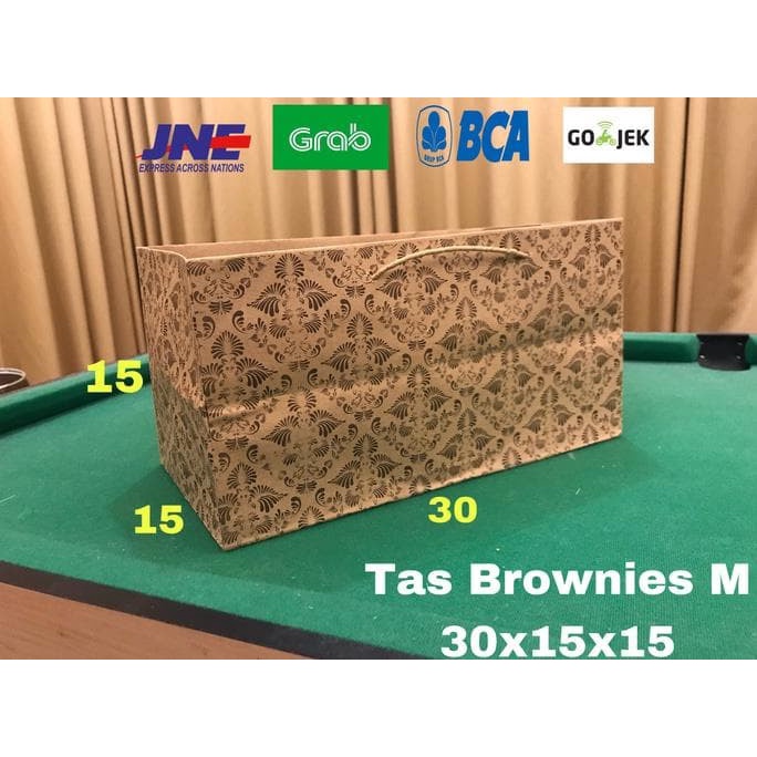 

(TERLARIS) Jual Paperbag Brownies M 30X15X15 Tas Kue Tas Kertas Paperbag Dus Nasi