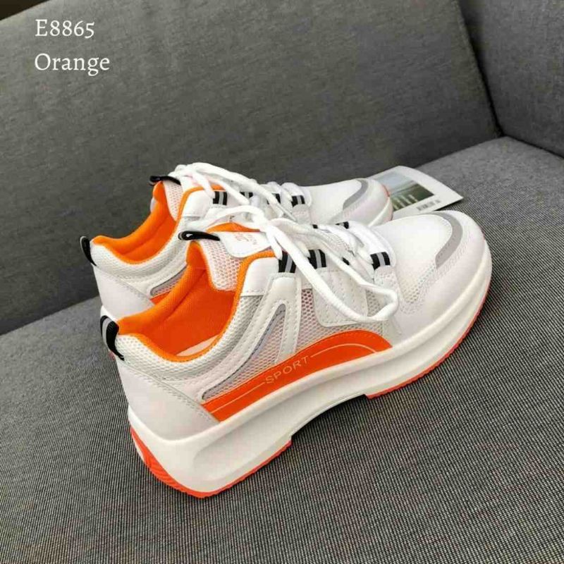 Sepatu Sneakers Sport Geove Brokat korea #E8865