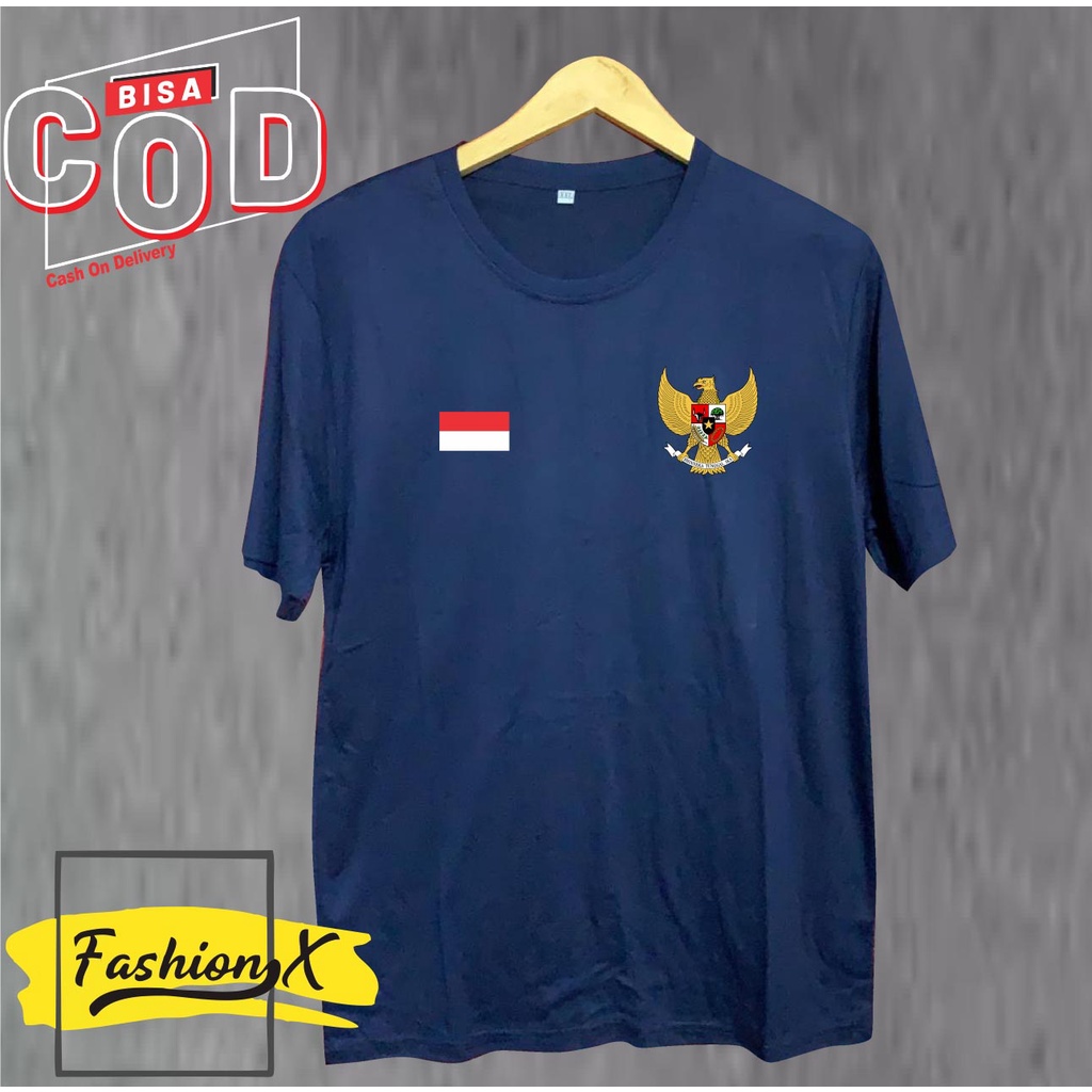 Kaos Pria Distro Garuda Bandung Original Murah/Baju Oblong Katun 30s