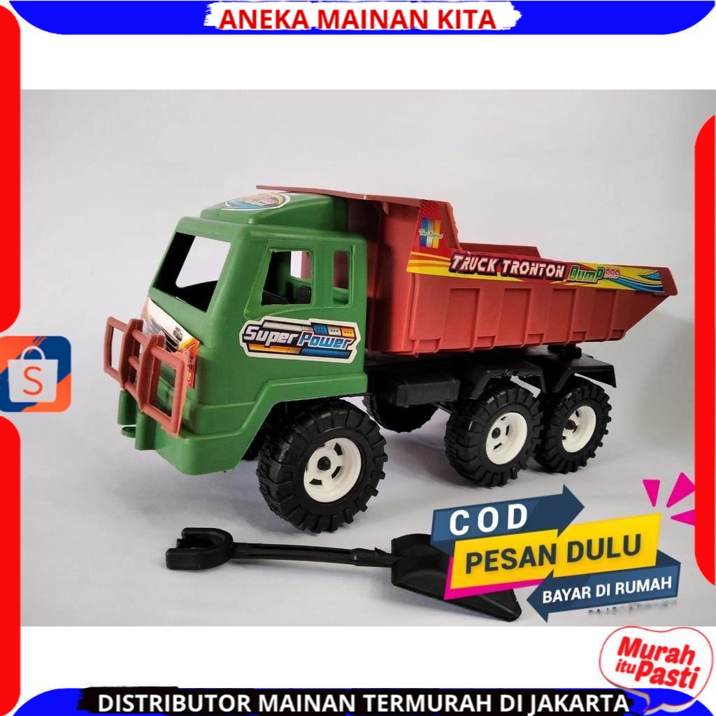 Mainan mobil mobilan dump truck TTD-999 mainan anak laki laki edukasi