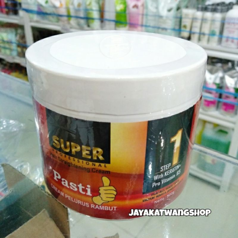 JEMPOL SUPER KERATIN Step 1 (500GR) DUVAL Cream Pelurus Rambut Pasti Rebonding Smoothing