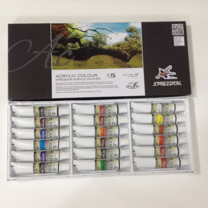 

Xpression Acrylic Colour 18 Colours
