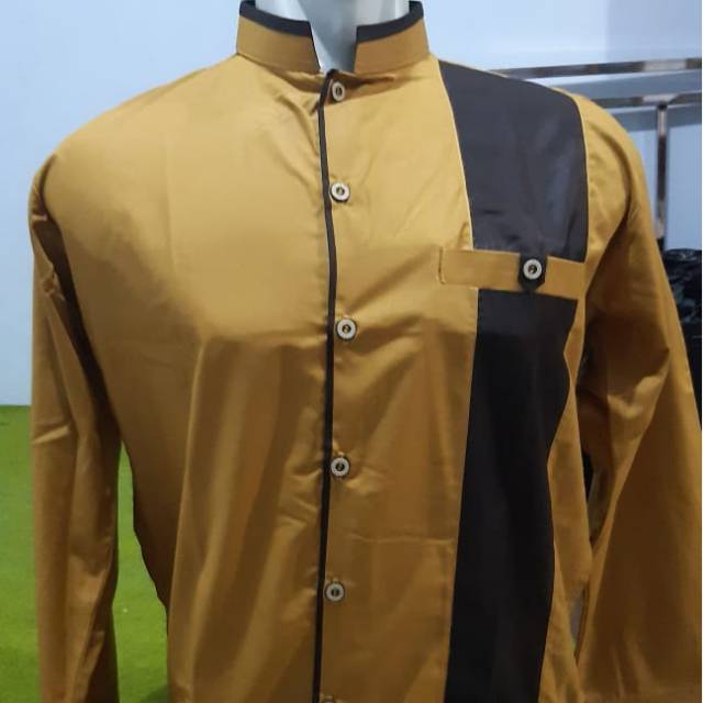 Baju koko Allebas Model MADANI