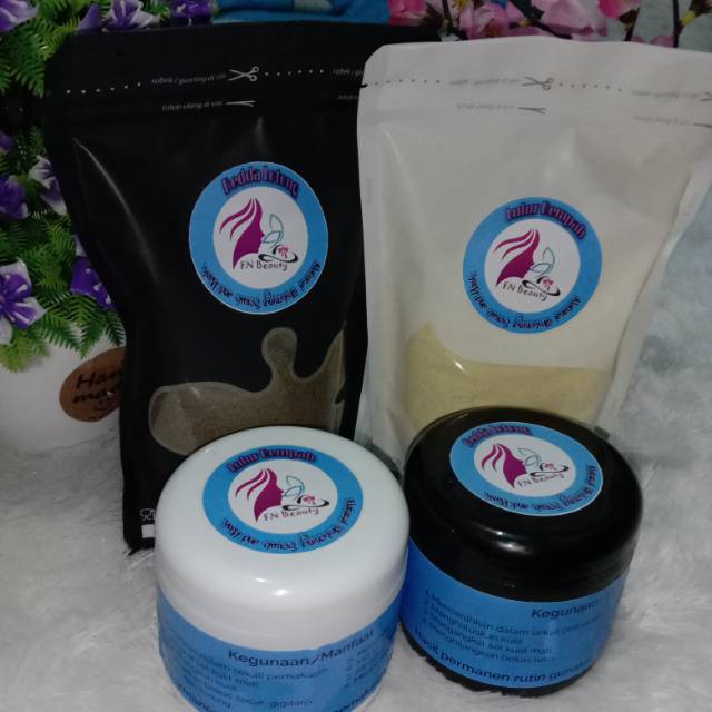 Lulur rempah extra whitening FN Beauty 250gr