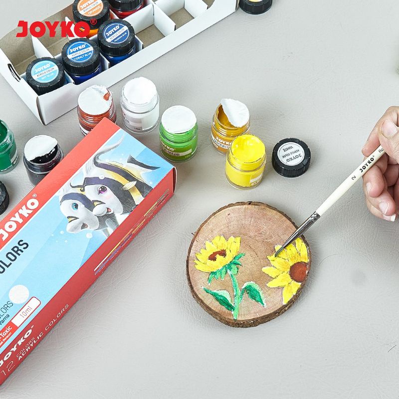 Cat Akrilik Acrylic Color Joyko ACC-10ML-12 Warna Colors-4
