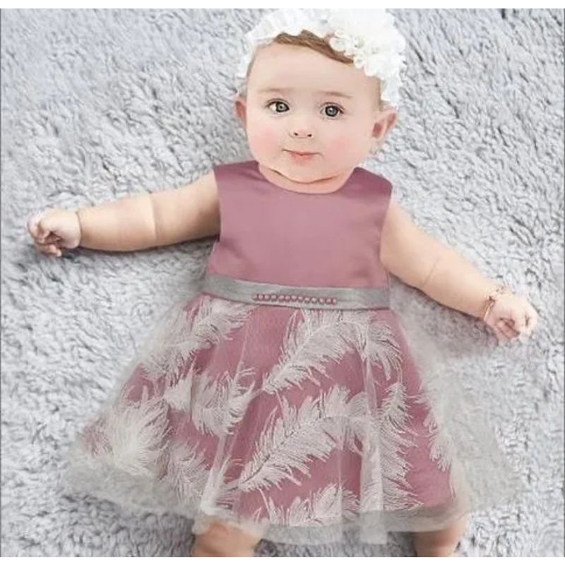 DIALOGUE BABY DRESS PESTA ANAK MUTIARA