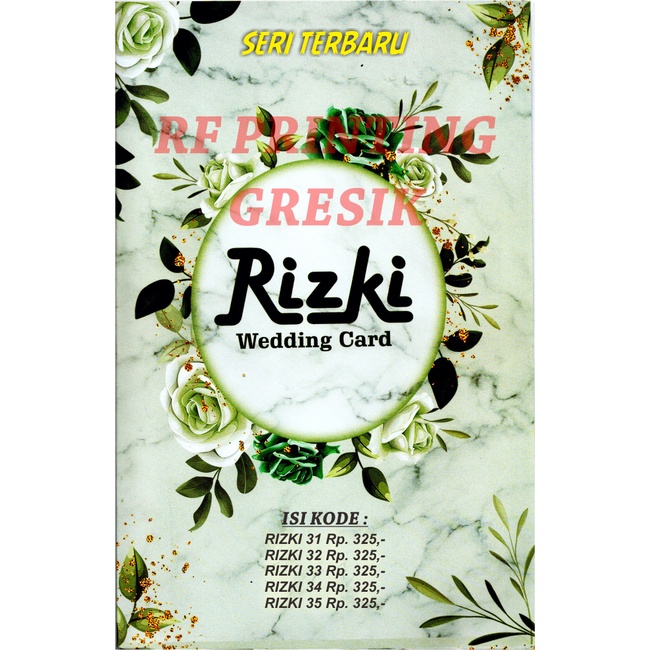 KATALOG UNDANGAN RIZKI TERBARU 31-35