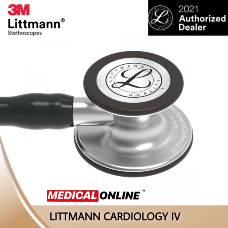 3M STETOSKOP LITTMANN CARDIOLOGY IV BLACK 6152 LITMANN LITMAN LITTMAN MEDICAL ONLINE MEDICALONLINE