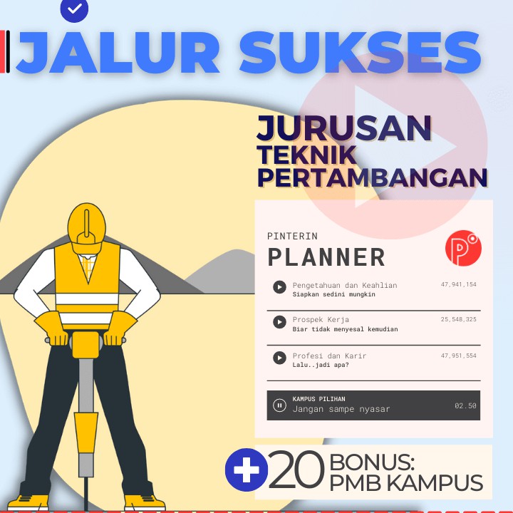 

Daily Planner Kuliah Jurusan Teknik Pertambangan | Test SNMPTN-SBMPTN-UTBK Weekly Binder Loose leaf