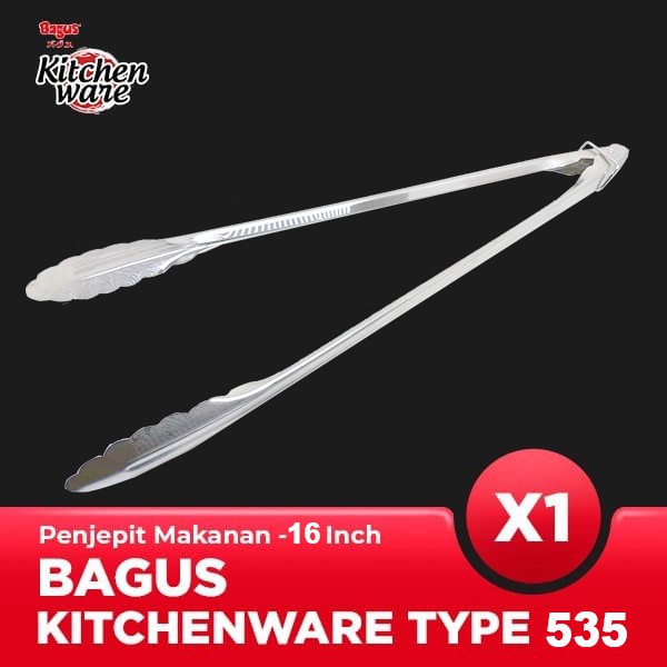 Bagus Kitchenware penjepit makanan 16&quot; type 535