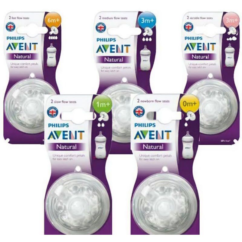 DOT NIPPLE BAYI PHILLIPS AVENT 0M+/1M+/3M+/6M+