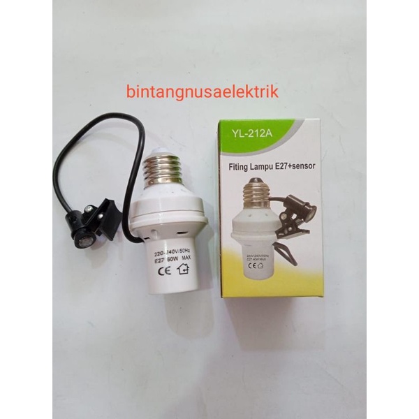 Yestar YT-212/ YL-212A/ Muxindo/ Xinbest Fiting Sensor/ Fitting Sensor/ Fiting Sensor Cahaya/ Fitting Sensor Cahaya/ Fiting Cahaya/ Fitting Cahaya/ Fiting Lampu Sensor Cahaya/ Fitting Lampu Sensor Cahaya/ Fiting Lampu Sensor Siang-Malam