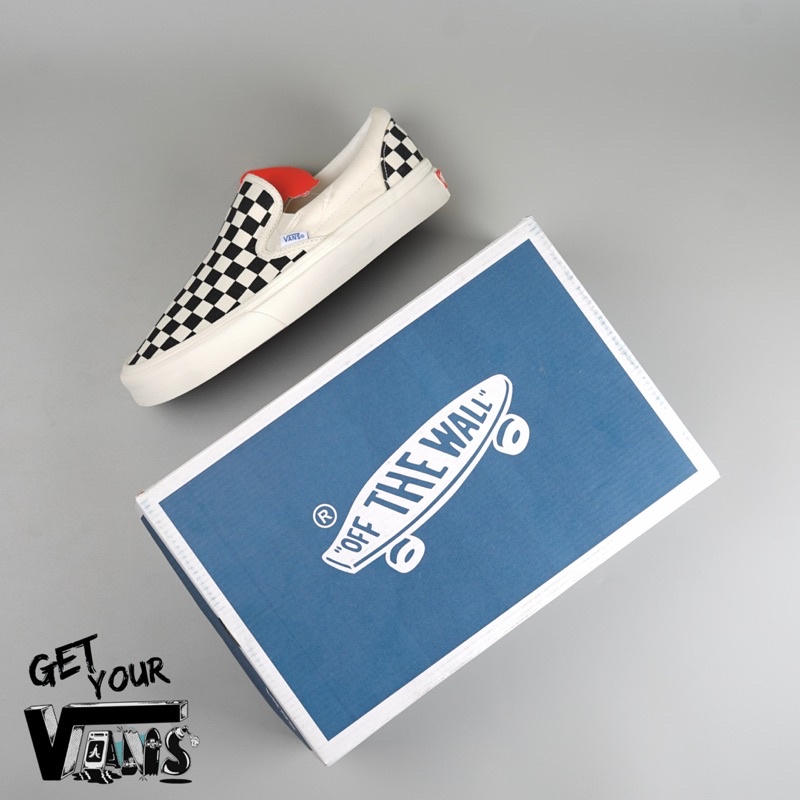 Vans Slip On Checkerboard Vault OG Original 100% Bnib