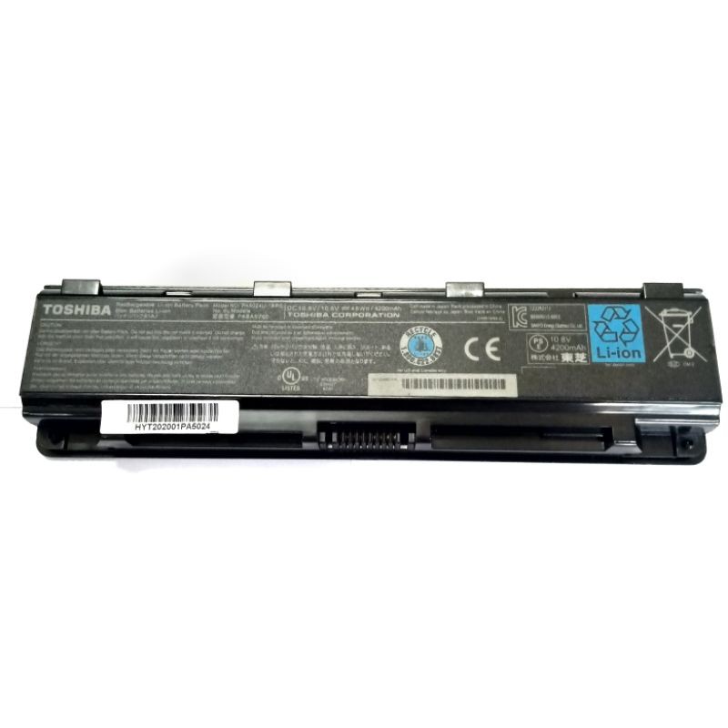 Baterai Toshiba Satellite C850 C850D C855 C855D C870 C875 C875D C800 C805 C840 C840D C845 C845D