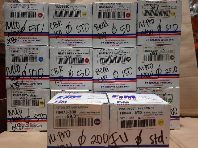 Piston kit megapro new overzise 200 Fim