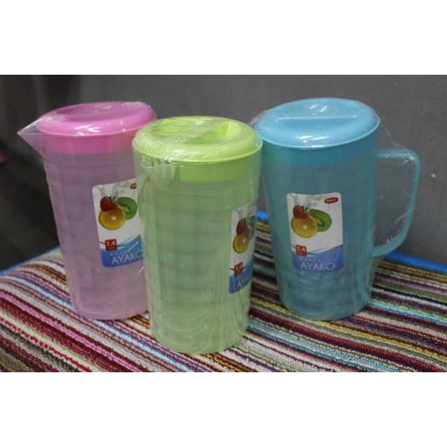 Pitcher Teko Tempat Minum Termos  Jus Sirup Es Teh Tea Pelastik Plastik