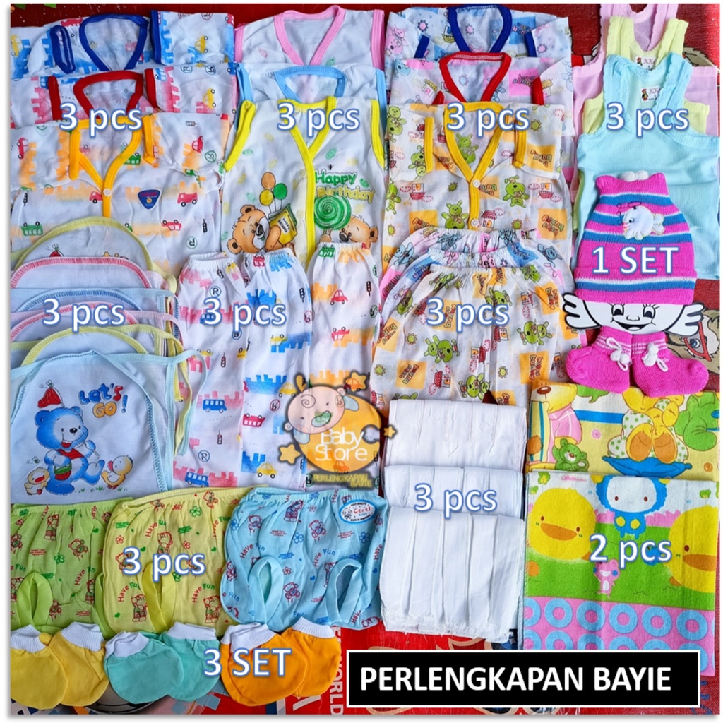 Paket Perlengkapan Baju Bayi Baru Lahir (Newborn) Ekonomis dan Hemat