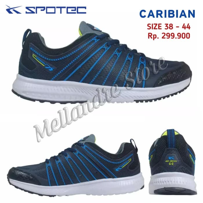 Promo Murah LabibVieza   SPOTEC CARIBIAN Sepatu Running / Sepatu Olahraga / Sepatu Pria Wanita