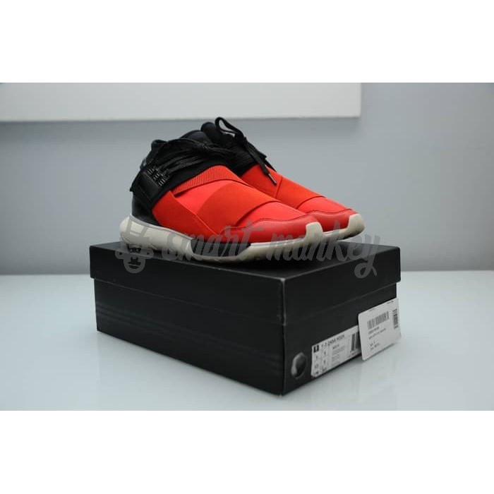 Termurah Adidas Y3 Qasa High Yohji Yamamoto Black Red Premium Original Sepatu