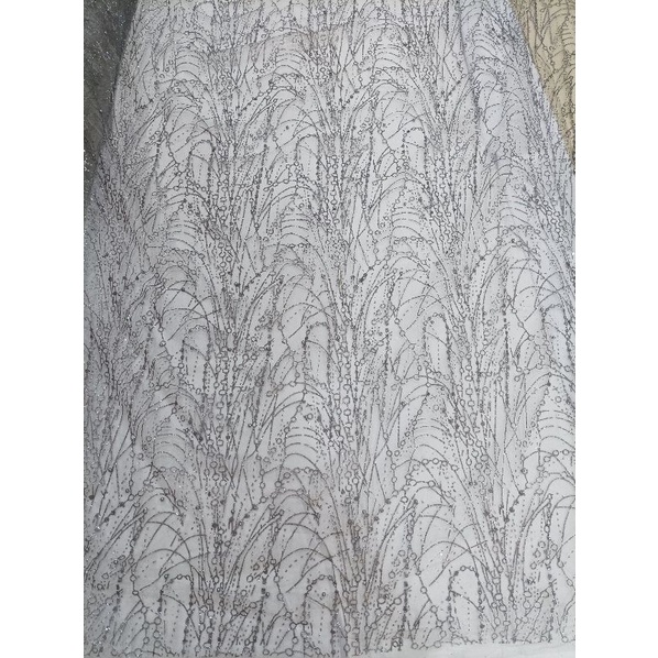 Kain Tille /Tulle Sugar Candy /Candy Crush Motif Suhaer Murat With Pearl