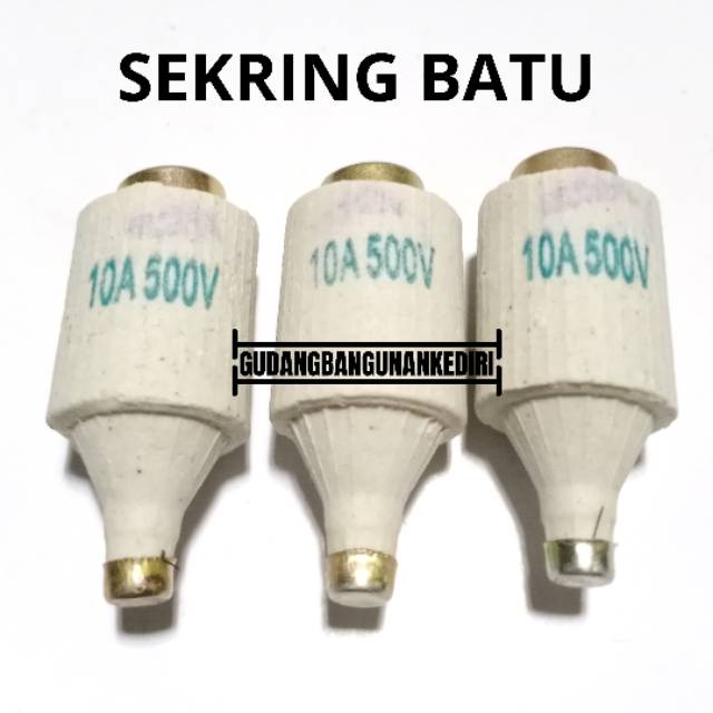 Sekring batu / sikring listrik / batu sekring 6A - 10A