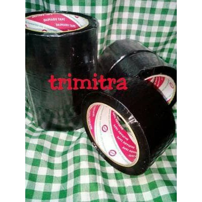 Terbaru Isolasi Warna Hitam / Lakban Warna Hitam Daimaru OPP Plastik 2" 100mtr Best Seller
