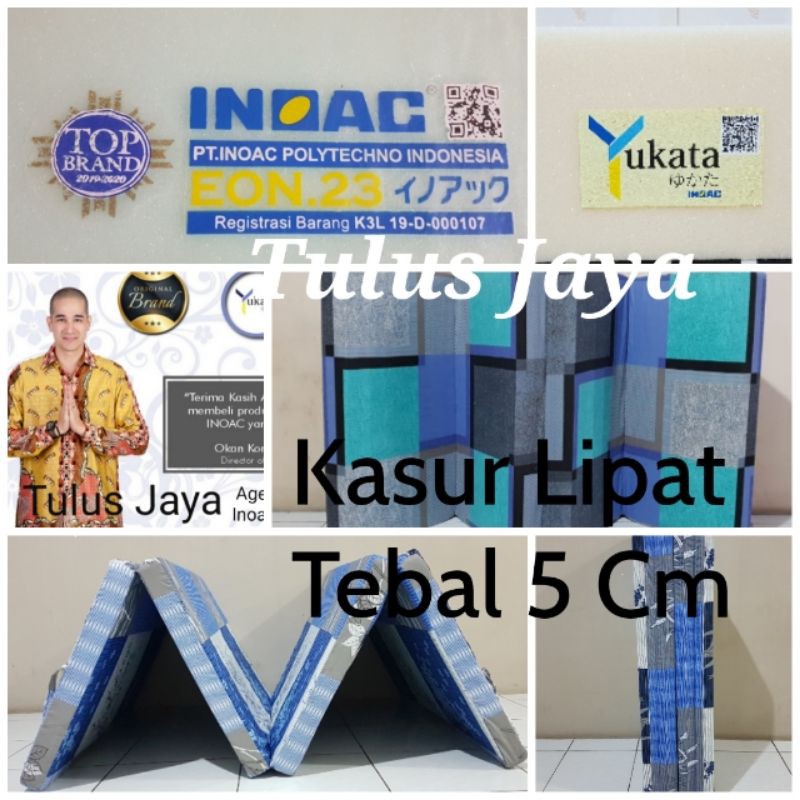 Kasur Lipat INOAC YUKATA Original Tebal 5 CM Termurah
