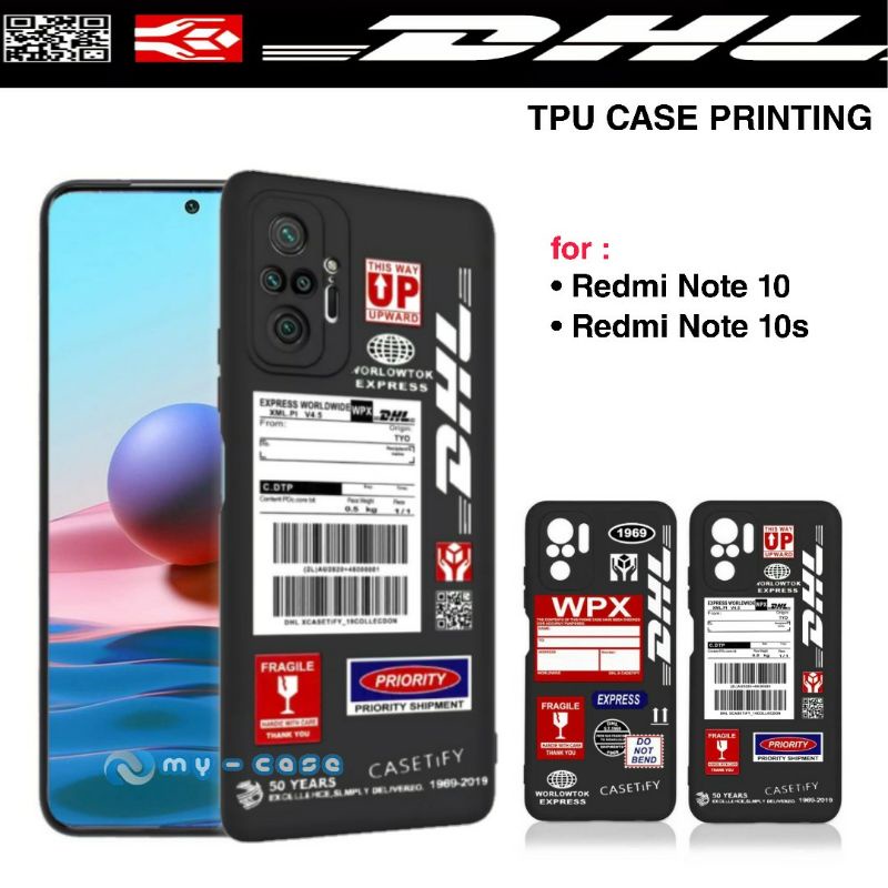 Case Xiaomi Redmi Note 10s Note 10 Tpu Matte Case Printing DHL