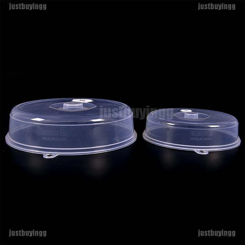 JB✪ Clear Microwave Plate Cover Food Dish Lid Ventilated Steam Vent Kitchen Cooking