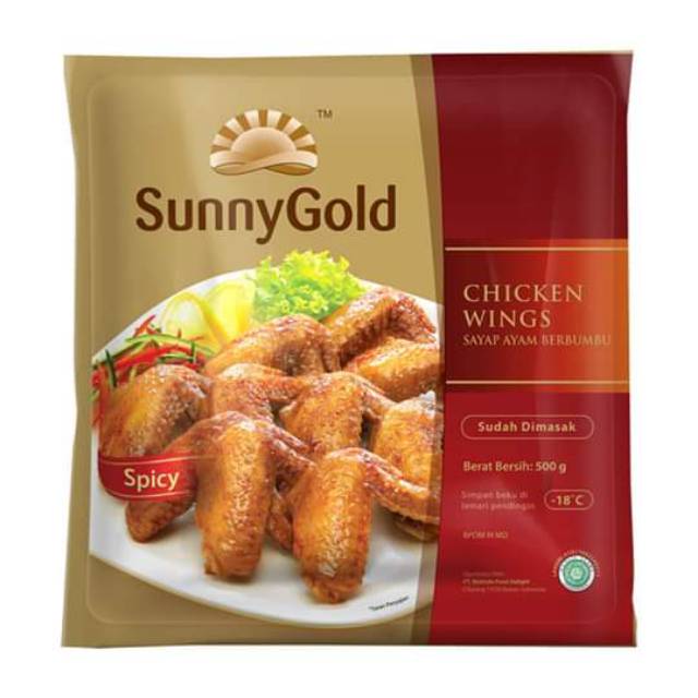 

Chicken Wings / Sayap Ayam Berbumbu Caramel SUNNY GOLDNetto: 500 gram