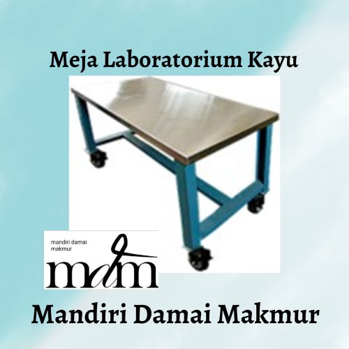 Meja Laboratorium 190x80 Kayu