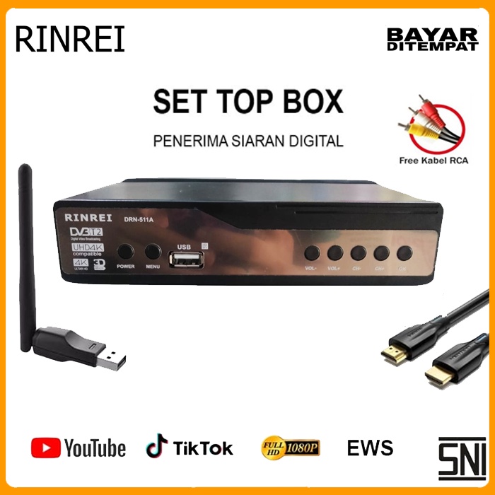 set top box digital tv receiver tv dvb t2 RINREI DRN 511  RINREI 511W RINREI 551