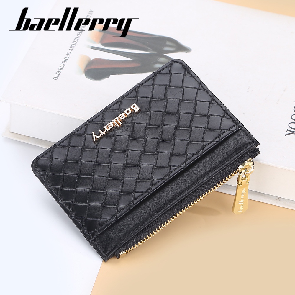 BAELLERRY NR090 Dompet Kartu Wanita Bahan Kulit PU Leather Premium WATCHKITE WKOS