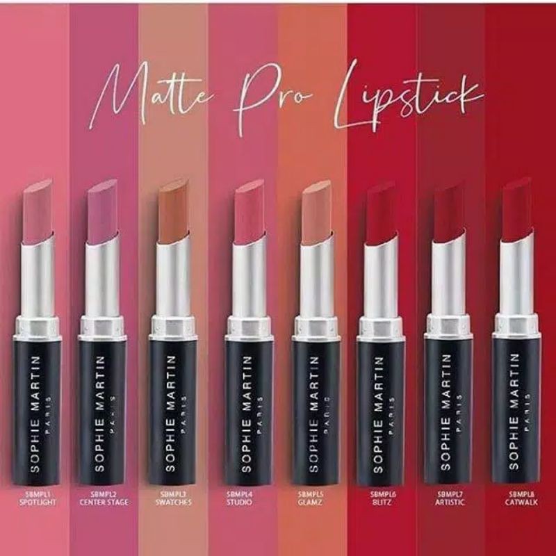 Matte Pro Lipstik Sophie Paris Martin promo 12.12
