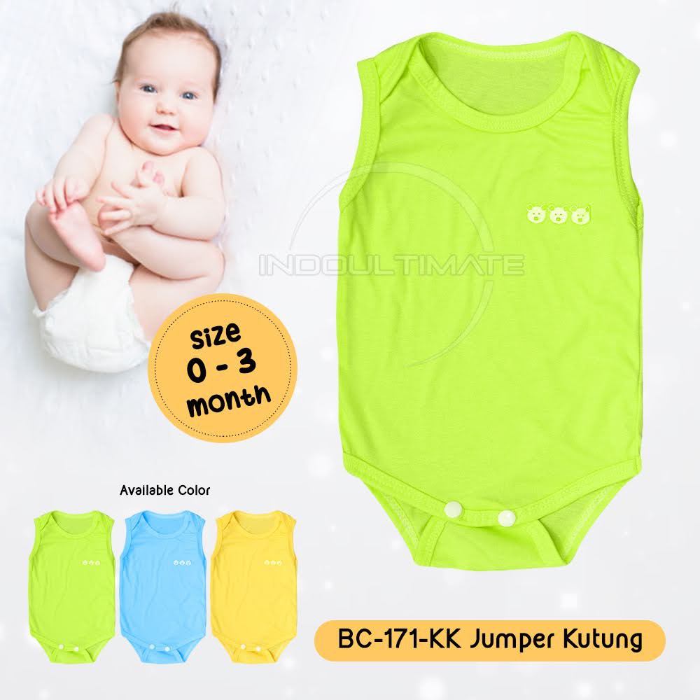 1Pcs Jumper Jumsuit Jumpsuit Bayi BC-171KK Kutung Baru Lahir Perempuan Laki Laki Tanpa Lengan