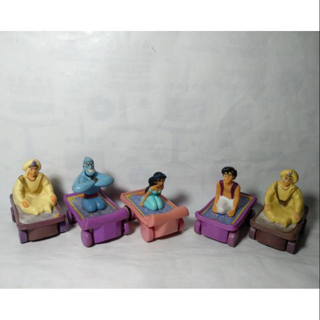 Aladdin Disney Happy Meal Mcdonalds Mcd Lawas Jadul Aladin Jin Ifrit Mcdonald Toys Jasmine Genie Toy