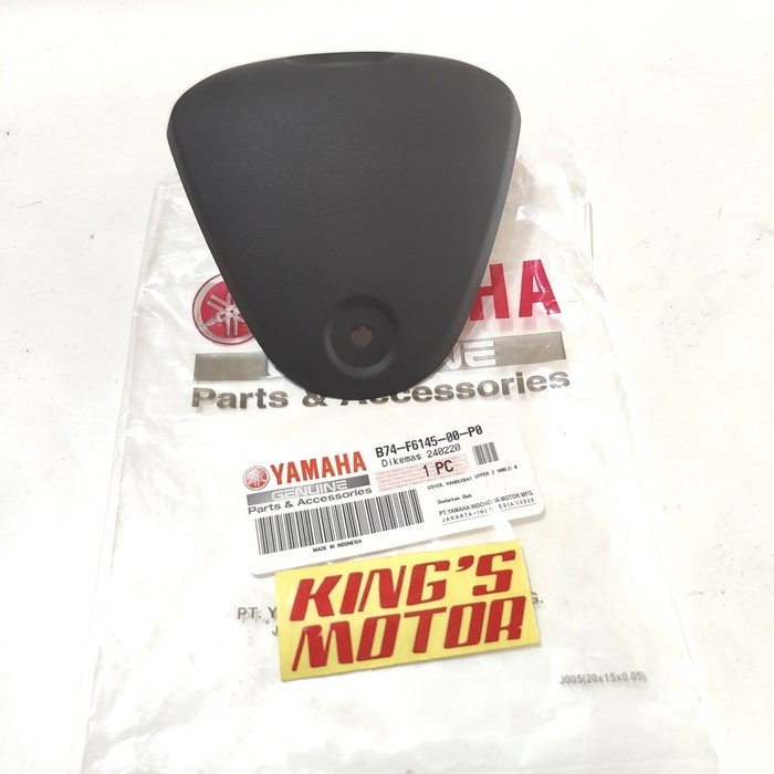 COVER STANG XMAX, X-MAX HITAM DOFF (B74 F6145 P0) ASLI YAMAHA