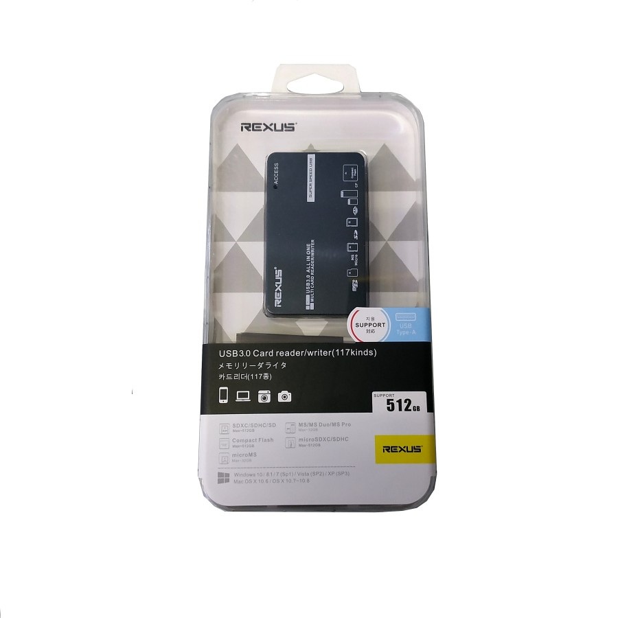 Card Reader 6 slot USB 3.0 Rexus  RXC-308