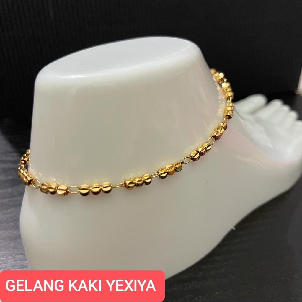 gelang kaki wanita yexiya/aksesoris wanita /perhiasan fashion masa kini byk pilihan model lain nya ya kk